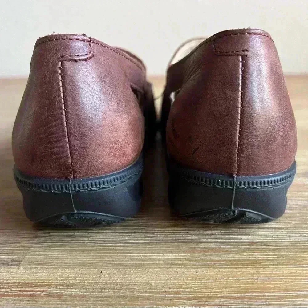 Hotter Mary Jane Shoes Brown Womens 8.5 Leather Comfort Classic Sophisticated - Picture 11 of 15